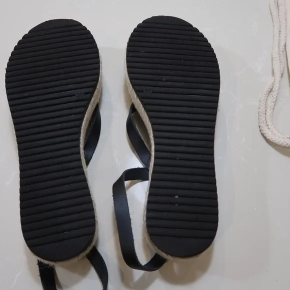 Christina Christi Handmade Leather Sandals Black Color - Picture 6 of 7